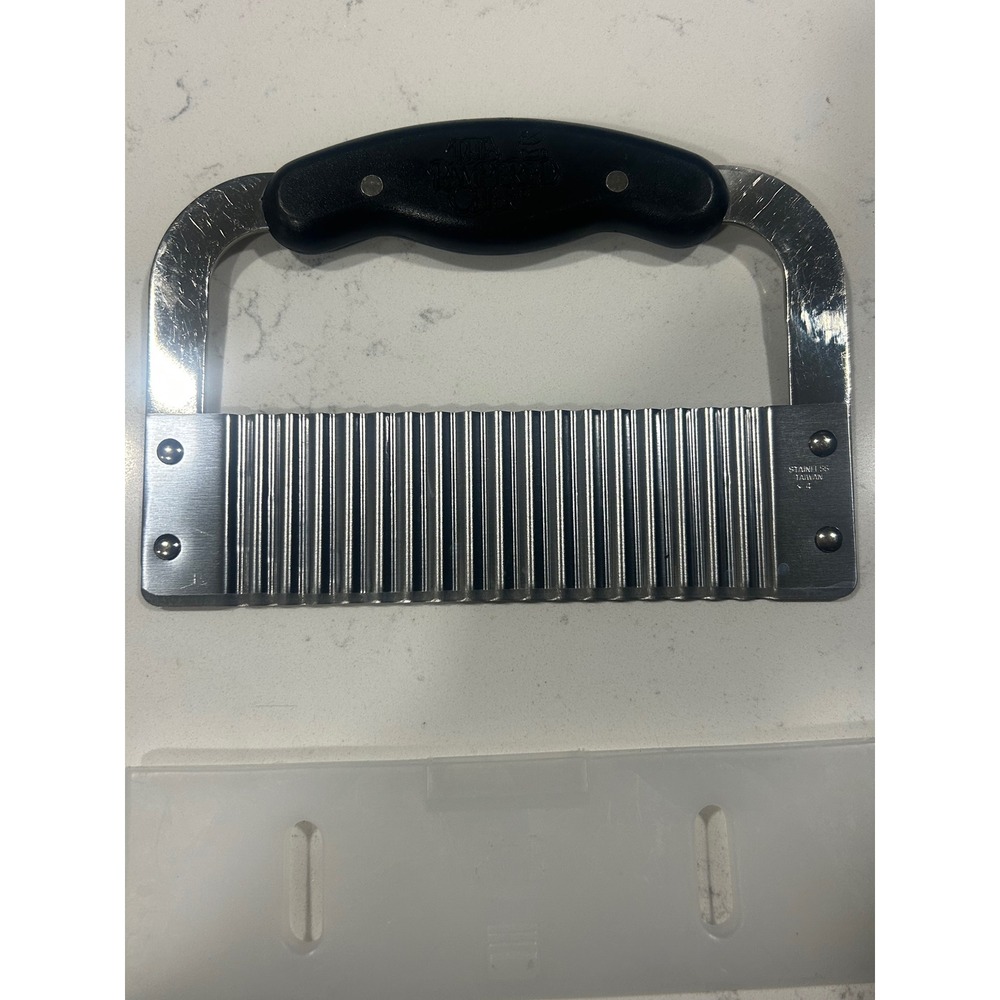 The Pampered Chef Crinkle Cutter Stainless Steel Wavy Blade Kitchen Tool 1089 - Picture 5 of 5